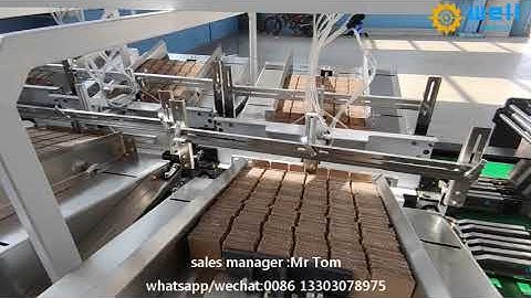 partition assembler corrugated box inserter machine WD