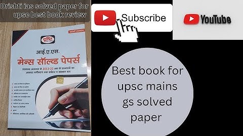 Drishti ias solved paper for gs mains  book review #upsc #drishti #ias