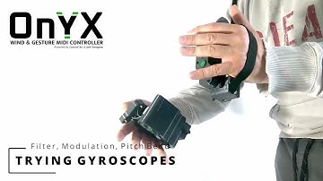 Trying OnYX GESTURE CONTROL while PLAYING MELODY