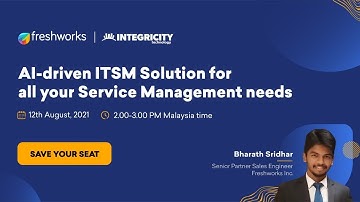 Freshservice: The AI-driven ITSM Solution for all your Service Management needs