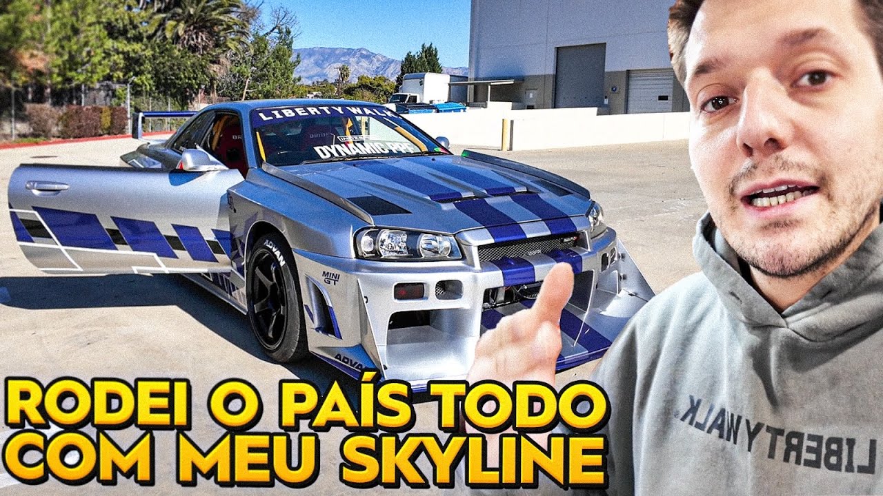 CRUZEI OS ESTADOS UNIDOS 🇺🇸 PARA IR BUSCAR O SKYLINE E PAREI EM MUITO MERCADO CAÇA 