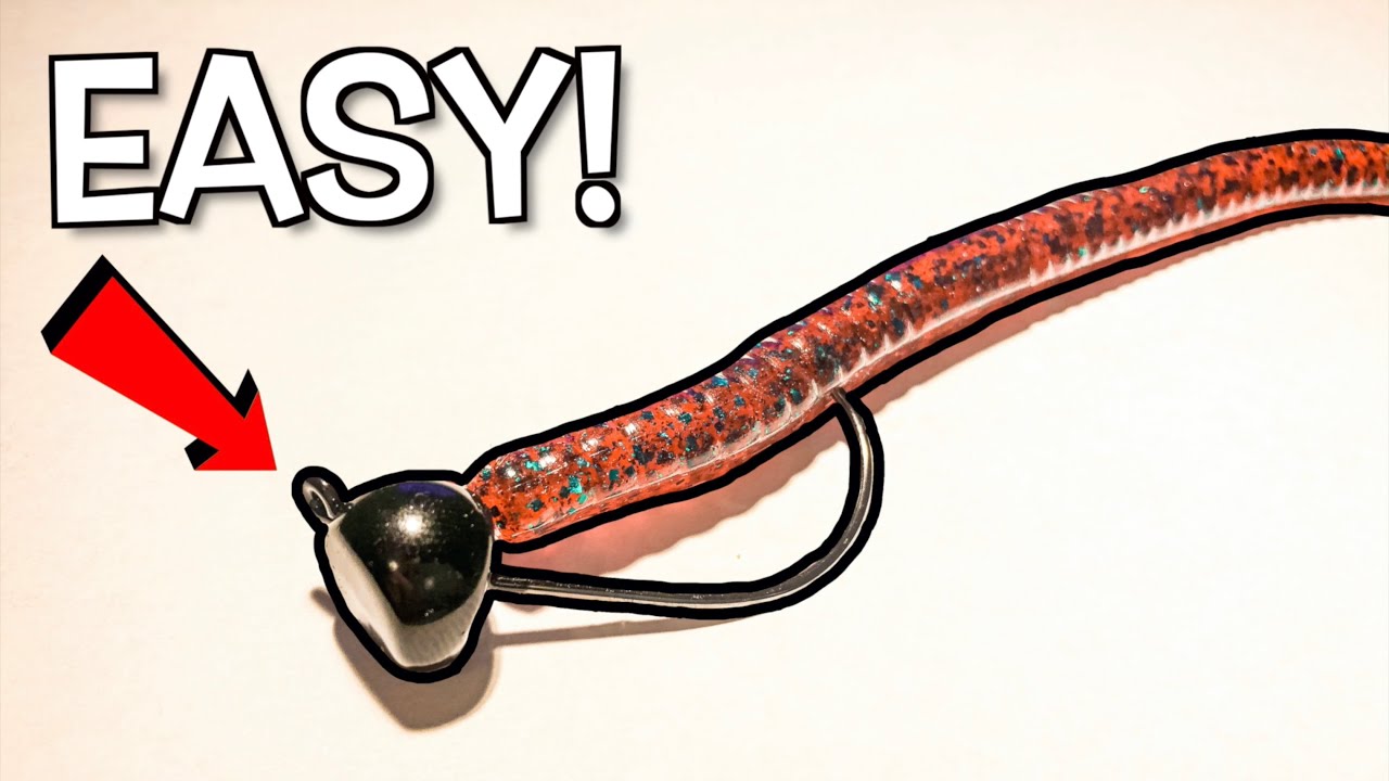How to Rig a Shaky Head Worm (Bass Fishing Tips) YouTube