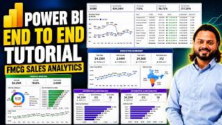 Power BI End-to-End Tutorial | Build an FMCG Sales Dashboard from Scratch | Download files 📊 screenshot 5