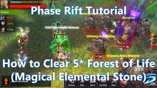 Legion of Heroes | How to Clear 5* Magical Elemental Stone Phase Rift | LoH Tutorial screenshot 4