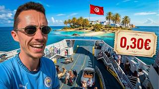 Je pars sur une ÎLE pour 0,30€ en Tunisie 🇹🇳