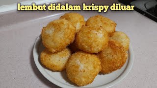 resep lemper goreng isi abon khas Indonesia