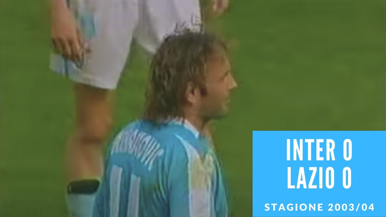 25 aprile 2004: Inter Lazio 0 0