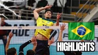 Bernardo Souto #12 🇧🇷 Highlights  Brazil's Top Middle Blocker in the U21 South American Championship