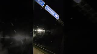 LED street lightning on highway / Светодиодное освещение магистрали