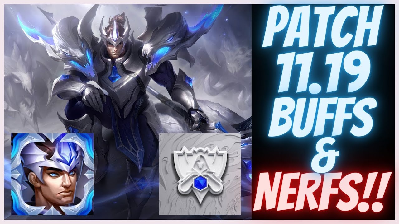 WORLDS PATCH 11.19 NEW BALANCE CHANGES!!!| League of Legends