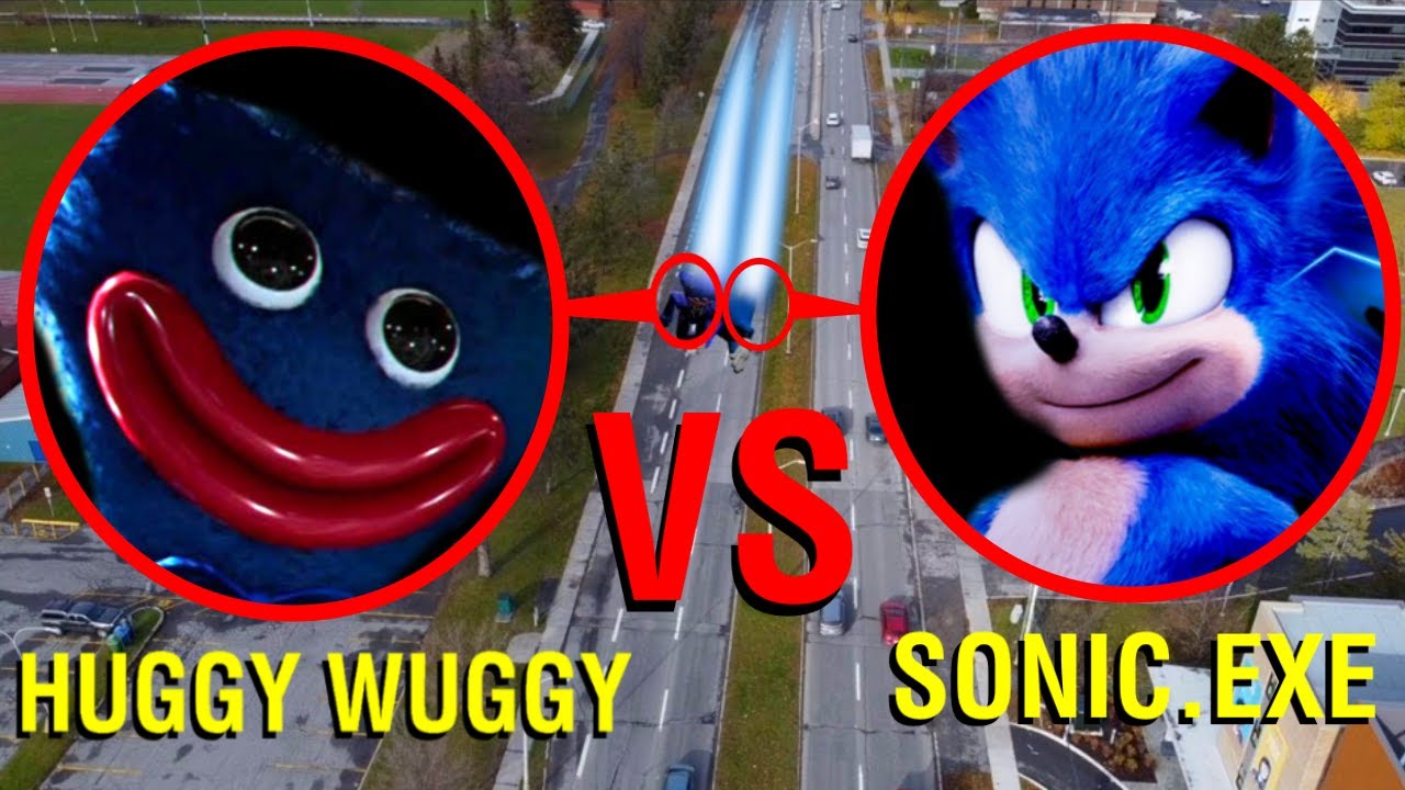 DRONE CATCHES SONIC.EXE & HUGGY WUGGY FROM POPPY PLAYTIME RACING ON HAUNTED  HIGHWAY! (WE SAW THEM!!) - YouTube