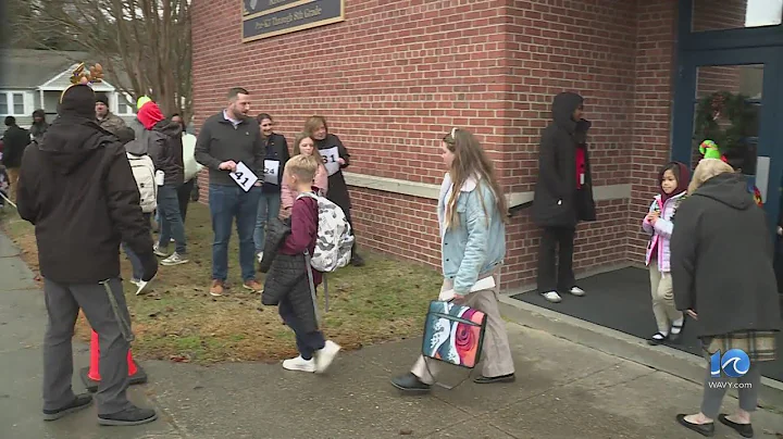 Portsmouth Catholic students cheer early release