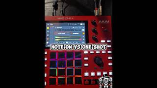 Note On vs One Shot on MPC ONE + #mpc #beatmaker