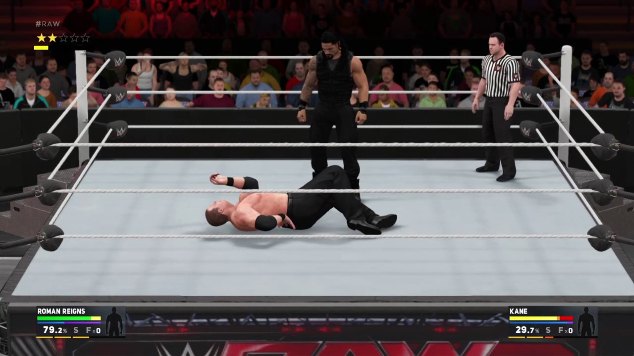 Roman Reigns vs Coorprate Kane WWE RAW 2014