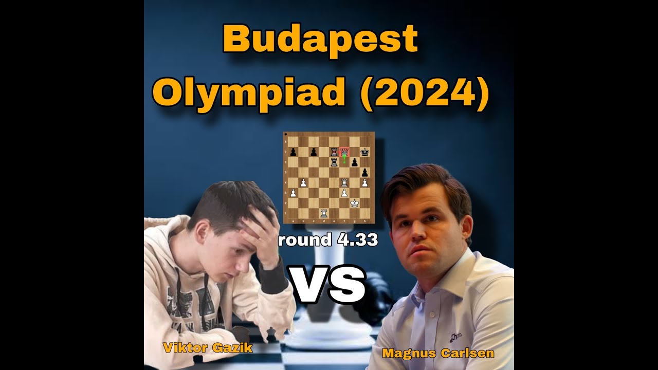 Magnus Carlsen vs Viktor Gazik | Budapest Olympiad (2024) | 