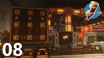 Create Above & Beyond: Ep8 Zinc Machines & Crushing Wheels! Modded Minecraft