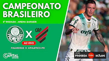 PALMEIRAS X ATHLETICO-PR | Jogo AO VIVO | Campeonato Brasileiro 2024