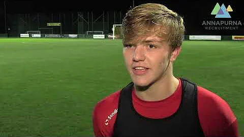 Jamie Nicholson post-City of Liverpool (FA Youth C...