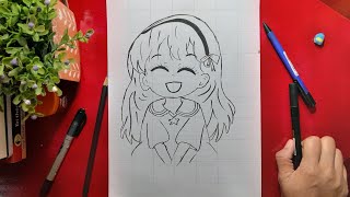 How to draw a Chibi Girl | step by step tutorial