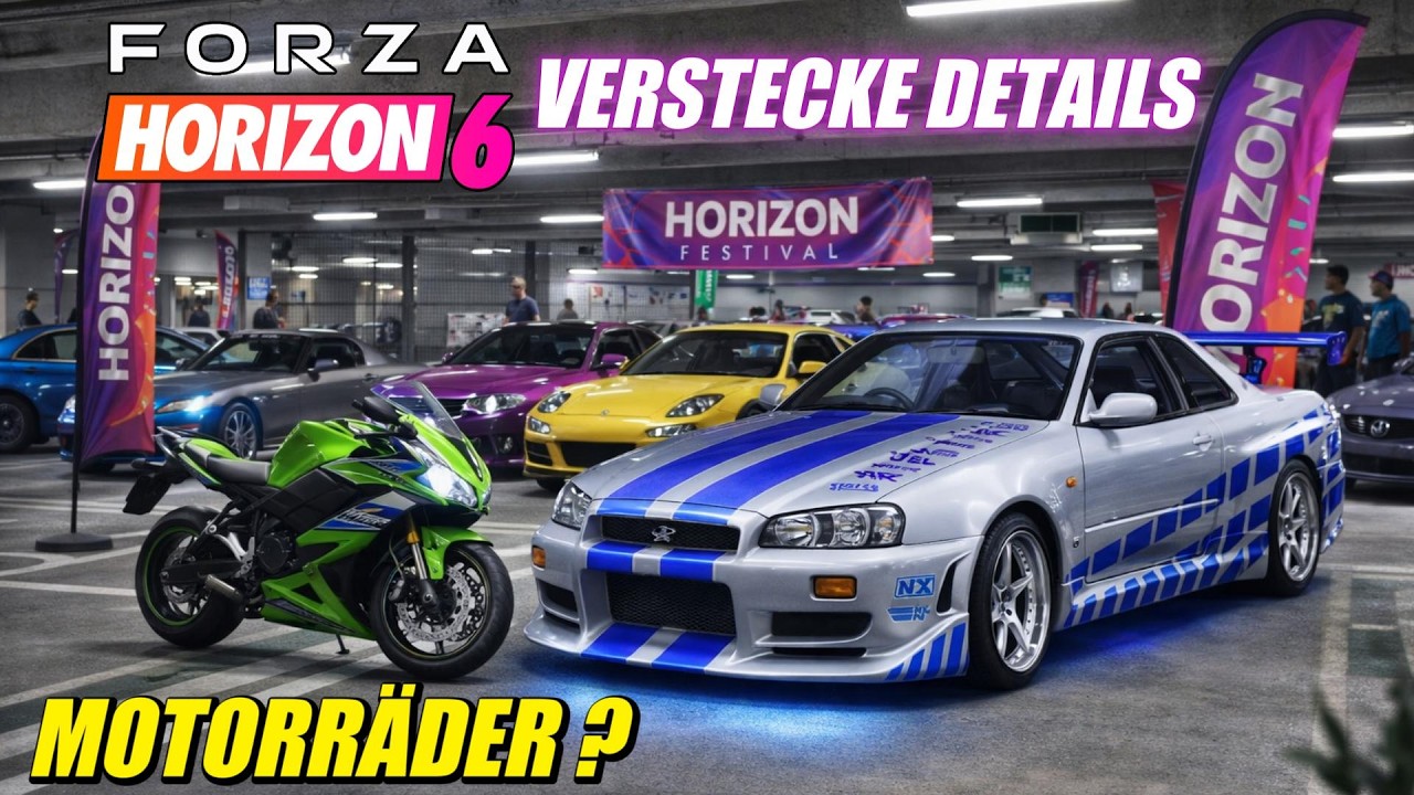 FORZA HORIZON 6 bekommt mehr Tuning & Motorräder ?
