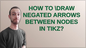 How to \draw negated arrows between nodes in tikz?