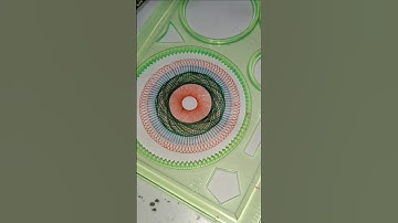 Spirograph design pattern #art #3dart #easy #short #youtubeshorts #trending #satisfying #viralvideo