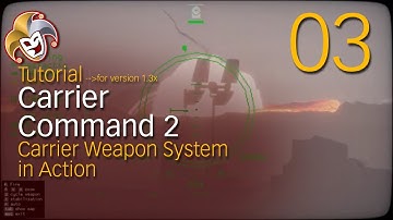 Carrier Command 2 Tutorial ~ 03 Carrier Weapon System in Action
