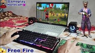 Asus laptop😱 Intel Core i5 🥵 Me Free Fire 🔥 Live Testai 😈 with Handcam Gameplay ||  #intelcorei5