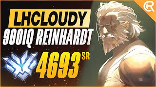 BEST OF LHCLOUDY - 900IQ REINHARDT GOD | Overwatch LHCloudy Montage