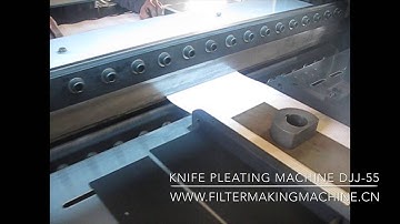 knife pleating machine www.filtermakingmachine.cn