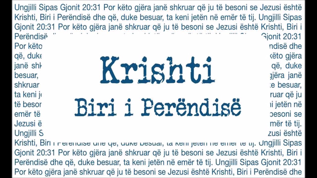 Jezusi - Bariu i mirë