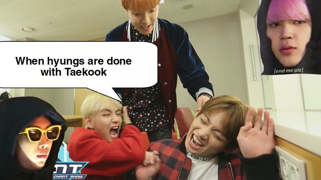 When hyungs are done with Taekook | Taekook Crack