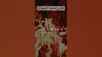 سورة الانعام / القارئ محمد اللحيدان  #fyp #foryou #quran #محمد_اللحيدان #راحة_نفسية
