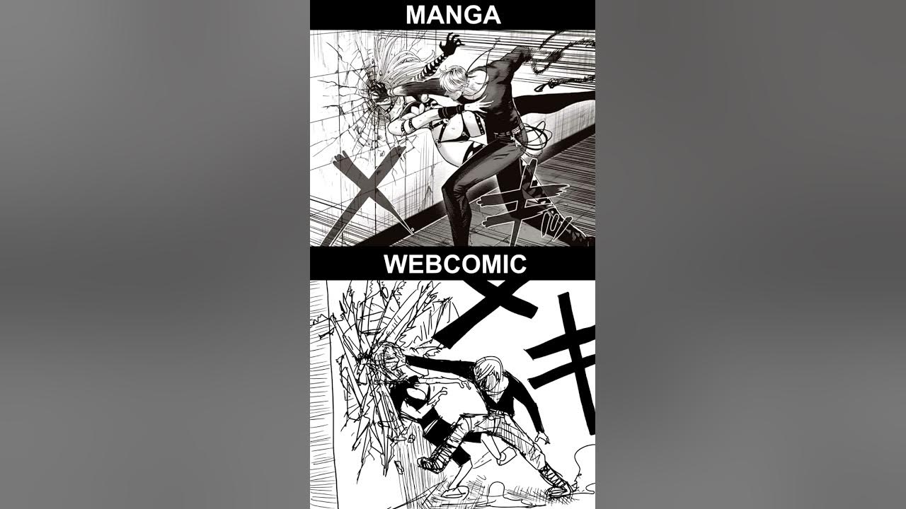 One Punch Man - Webcomic VS Manga - Comparative 