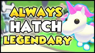 How To ALWAYS Hatch A LEGENDARY Pet in Adopt Me! DOES THIS WORK?? Roblox Adopt Me Hack