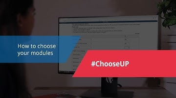 How to choose your modules