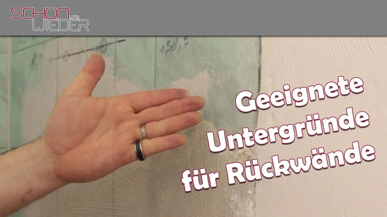 Schau Dir hier unsere Videos über unsere Rückwände an Schau Dir hier unsere Videos über unsere Rückwände an