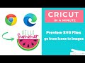 Why can&#39;t I see my SVG files? How to get Previes of your Cricut Files easily.