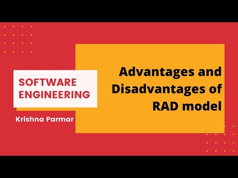 Advantages and Disadvantages of RAD model | Software Engineering