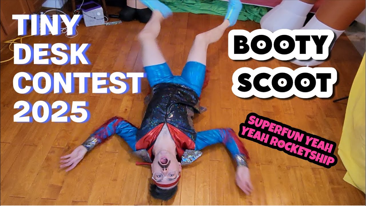 Booty Scoot - Superfun Yeah Yeah Rocketship (2025 NPR Tiny Desk Contest Entry) adlı videoyu YouTube'da izle Booty Scoot - Superfun Yeah Yeah Rocketship (2025 NPR Tiny Desk Contest Entry) adlı videoyu YouTube'da izle