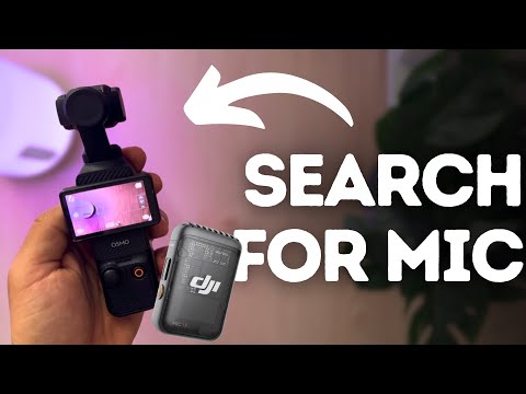 How To Search For Wireless Microphone On DJI Osmo Pocket 3