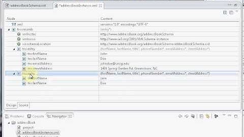 Introduction to XML Instance Document Creation with Eclipse