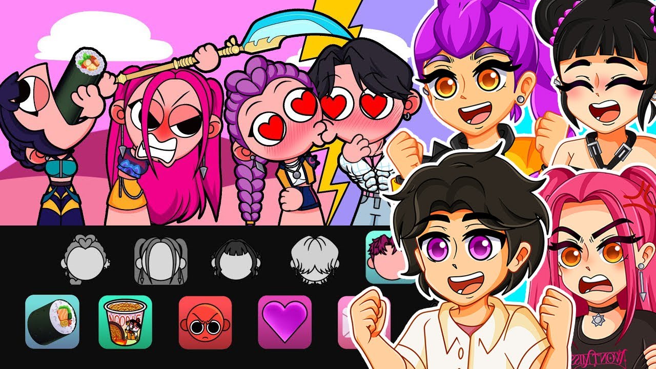 KPOP Sprunki Mod - HUNTR/X VS SAJA BOYS / KPOP DEMON HUNTERS версия