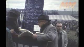 Point to Point race meating 1960's old cine film 294