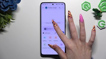 OPPO Reno13 FS 5G – Add Audio or Video Files to Text Message