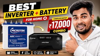 Best Inverter Battery For Home - Microtek Inverter Battery Combo Review
