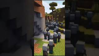 разъезд чушпаны житель Minecraft #youtube #shorts #житель