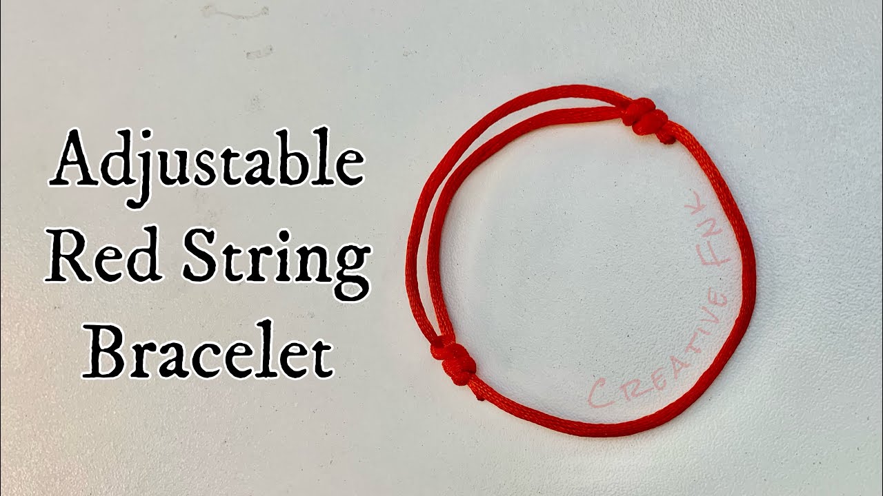 DIY Red String Bracelet | Lucky Bracelet | SAYZ Ideas No. 30 - YouTube