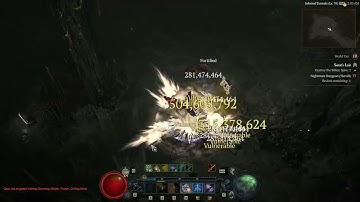 Diablo 4 Insane Lightning Shred Build Massive 500 Million Hits 2 Shot T60 Butcher