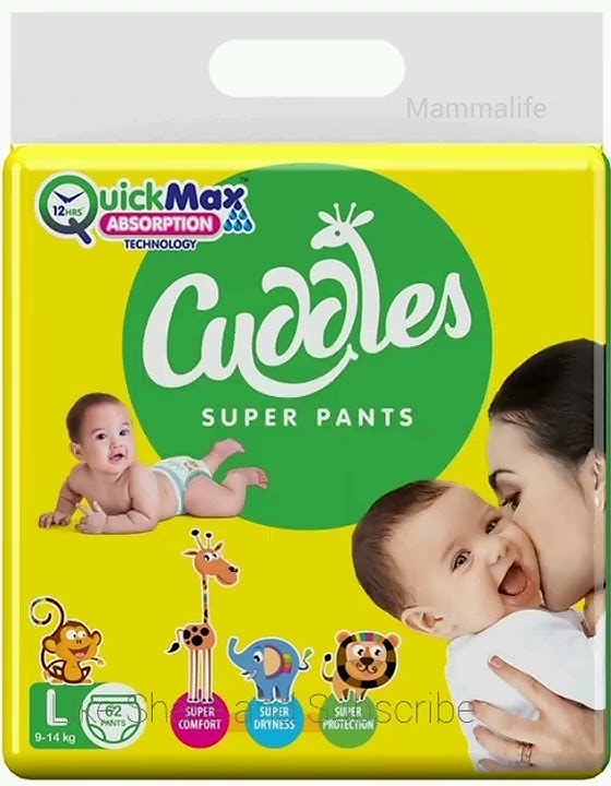 Honest review/ Cuddles super pant pantstyle diaper in Malayalam and English